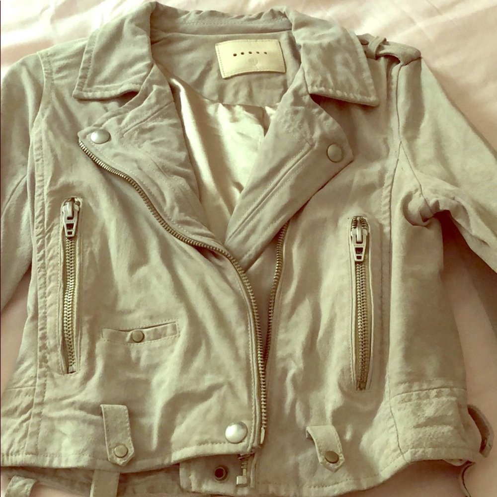 Used Blank NYC Suede Moto Jacket